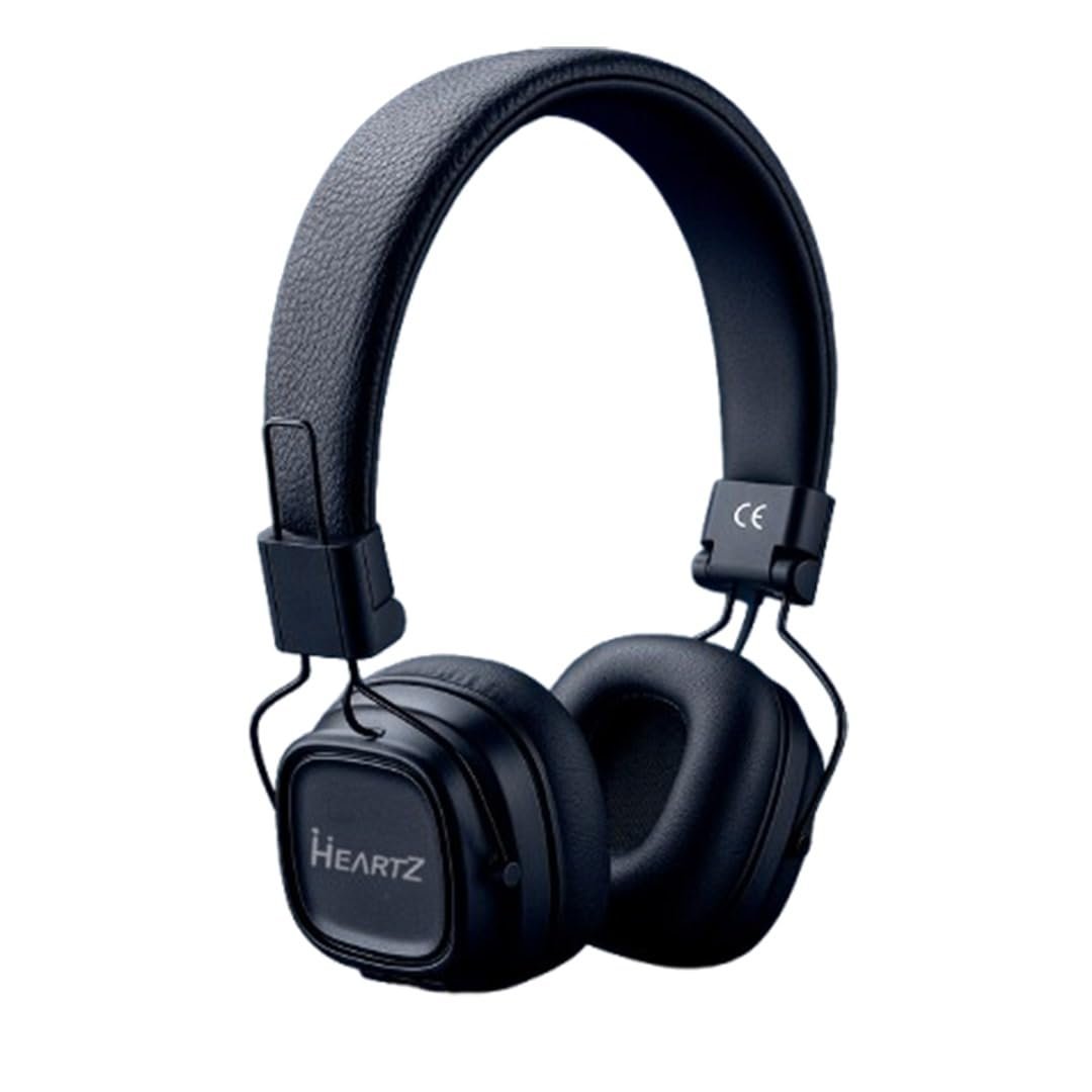 HEARTZ CLASİC H10 KAFAÜSTÜ WİRELESS BLUETOOTH KULAKÜSTÜ BÜYÜK KLASİK ÜST KALİTE KABLOSUZ KULAKLIK 120 SAAT BEKLEME 8 SAAT AKTİF MÜZİK 5.4 VERSİON BLUETOOTH (SİYAH)