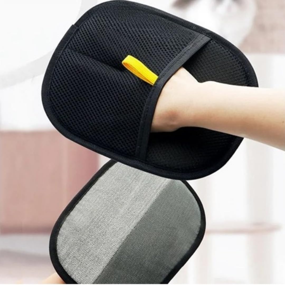 Kedi Köpek Tüy Toplayıcı Çift Taraflı Statik Eldiveni Giysi Halı Elbise Mobilya için Statik Saç Temizleme Eldiven Kolay ve Pratik