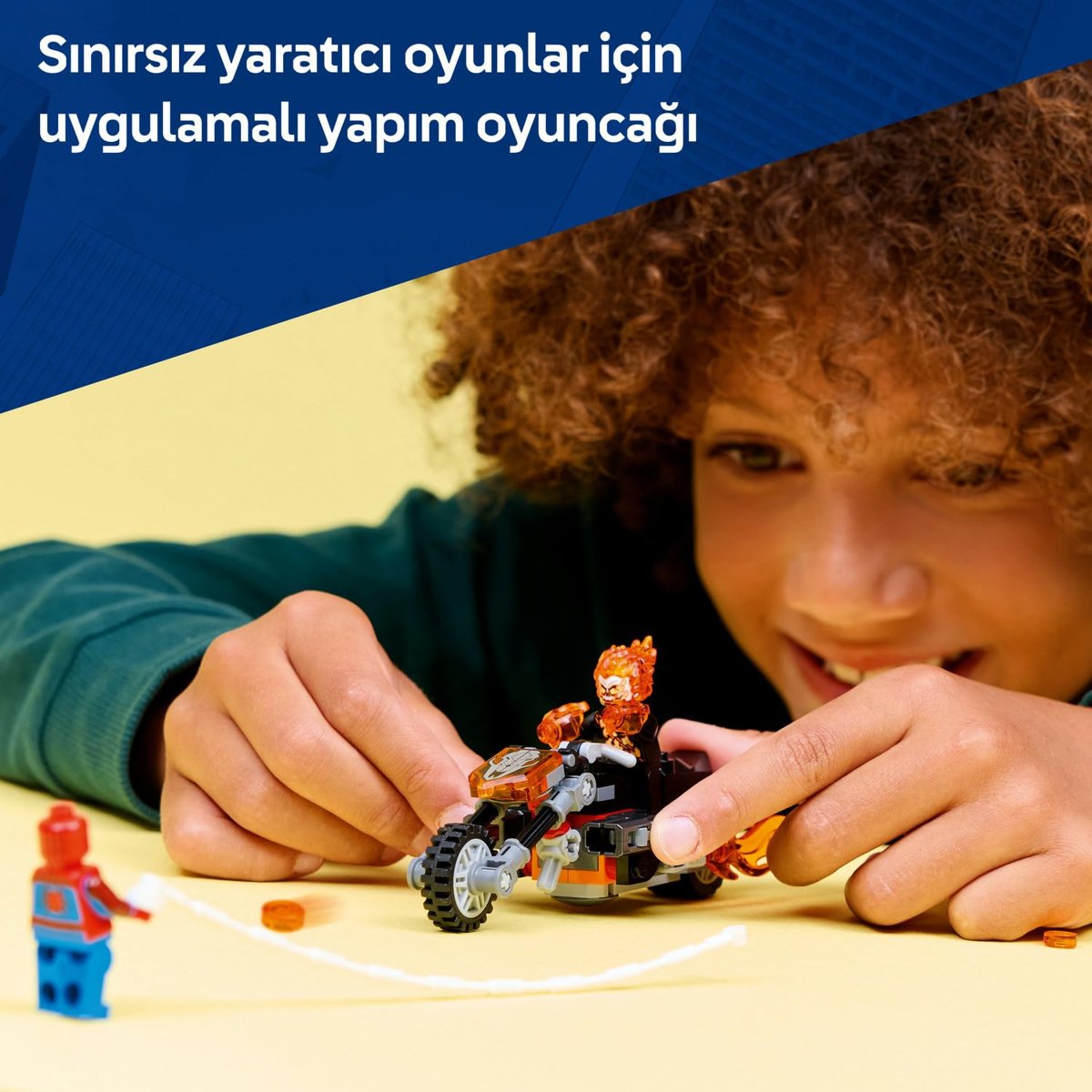 LEGO Marvel Örümcek Adam, Ghost Rider Motosikletine Karşı 76335