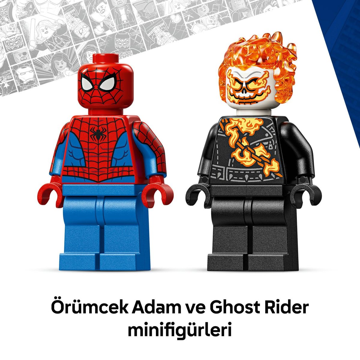 LEGO Marvel Örümcek Adam, Ghost Rider Motosikletine Karşı 76335