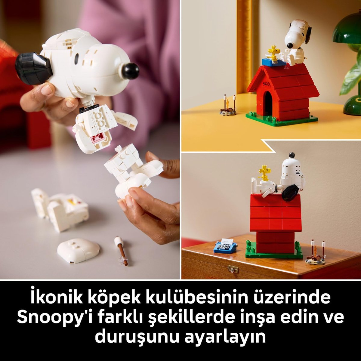 LEGO Ideas Peanuts: Snoopy’nin Köpek Kulübesi 21368