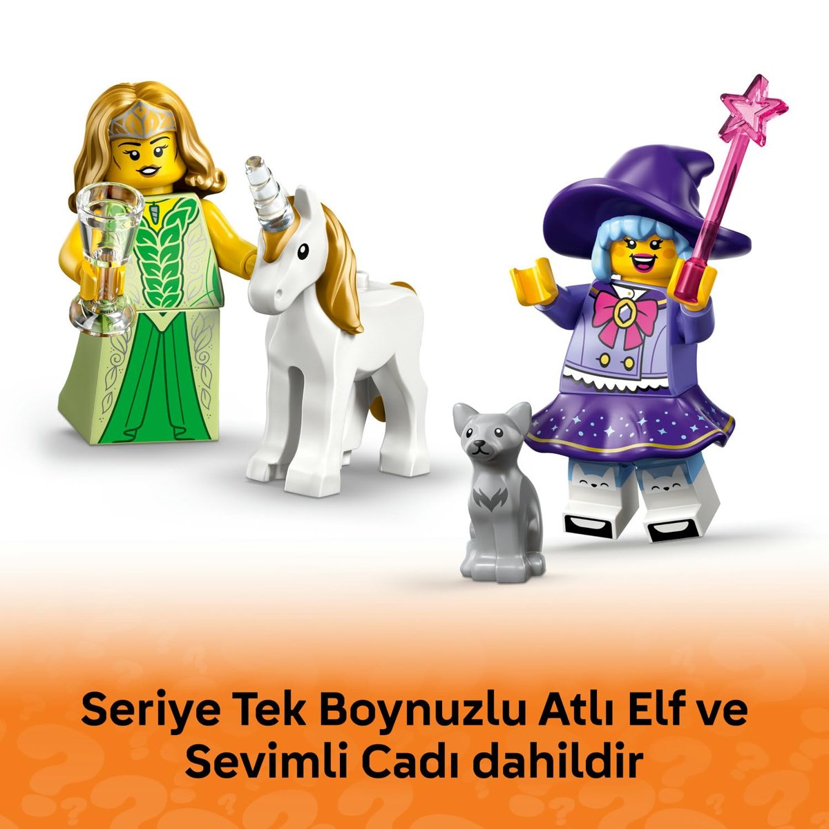 LEGO Minifigures Seri 29 71052-6 Yaş ve Üzeri Kız ve Erkek Çocuklar için Aksesuarlarıyla Birlikte Gelen 12 Karakterden 1'ini İçeren Yaratıcı Oyuncak Yapım Seti, Sürpriz Hediye Fikri (8 Parça)