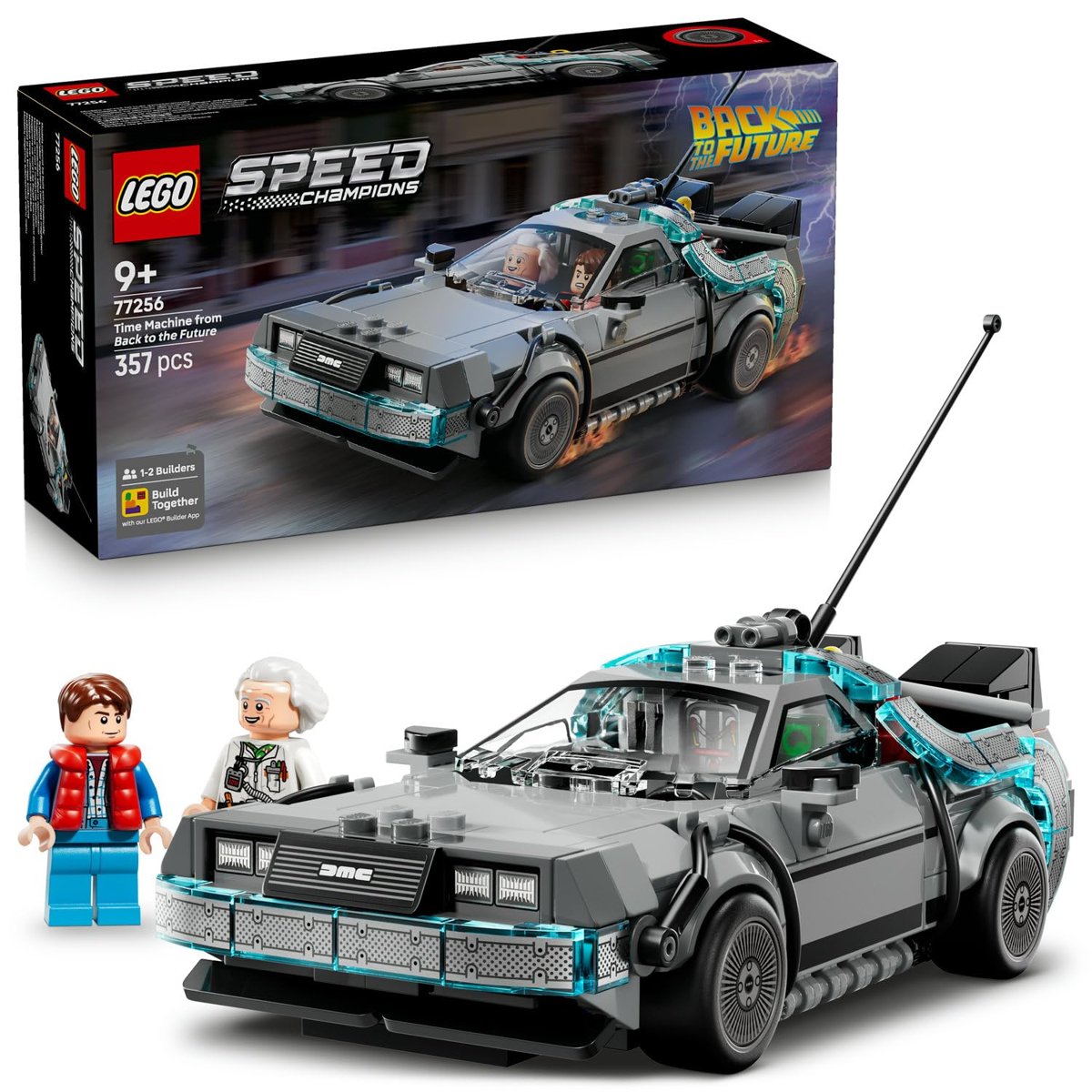 LEGO Speed Champions Geleceğe Dönüş’ten Zaman Makinesi 77256
