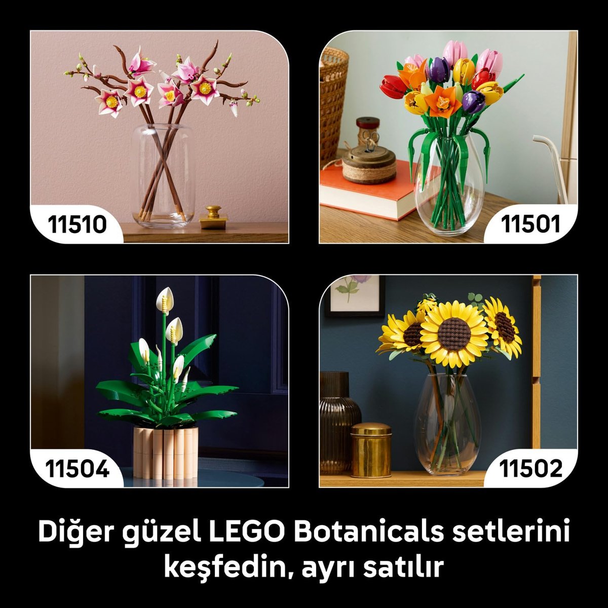 LEGO Botanicals Orman Mantarları 11505