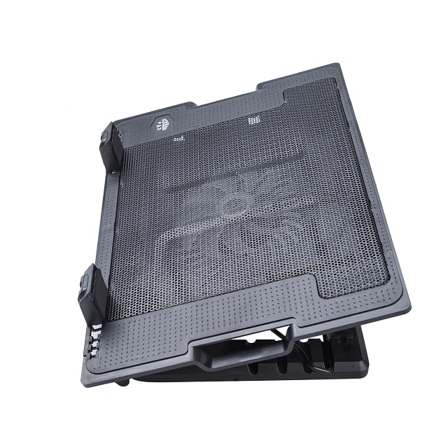 ErgoStand Laptop Soğutucu Stand | 5 Kademeli Açılı Ergonomik Tasarım | 140mm Sessiz Fan | 2 Port USB Hub | 9-17” Notebook Uyumlu