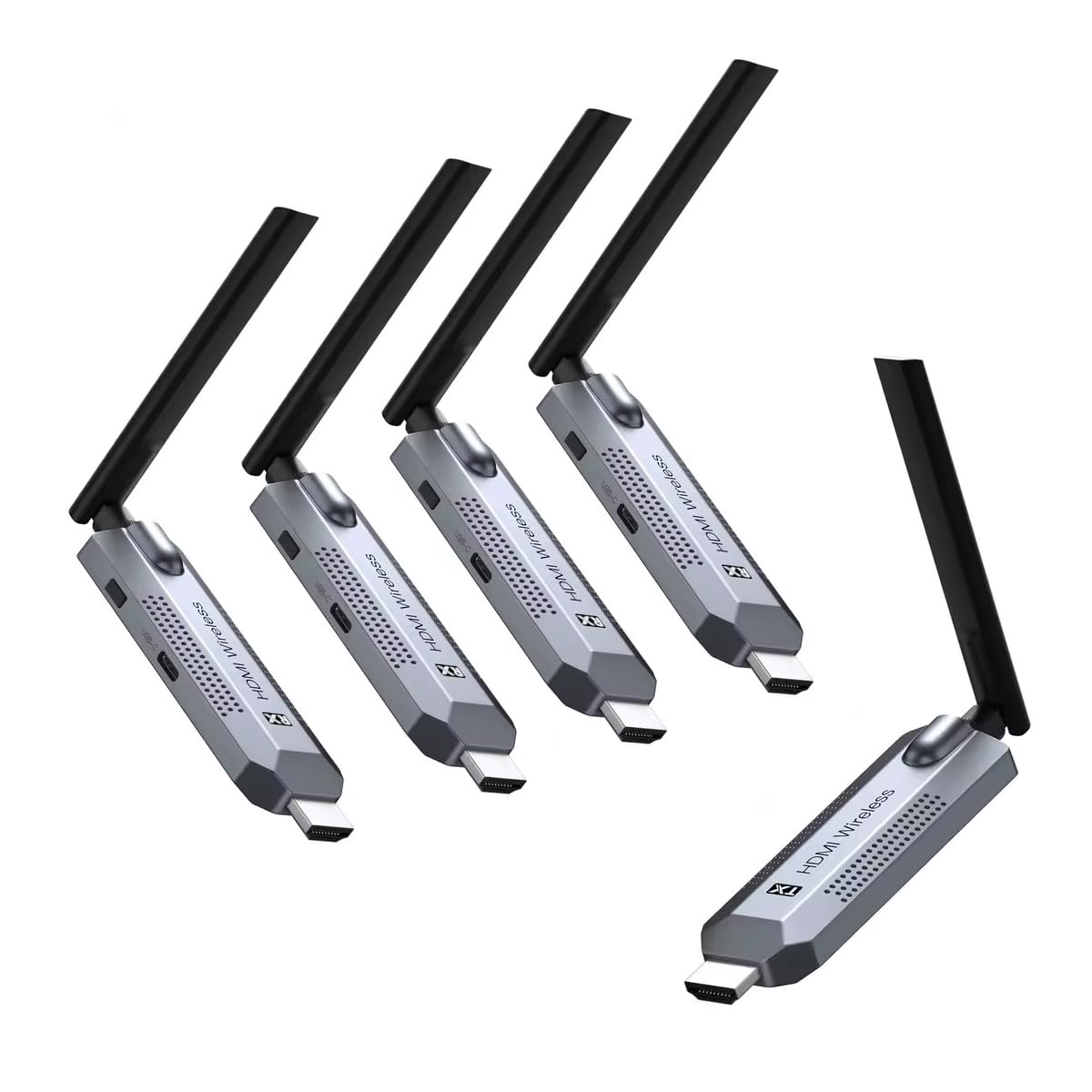 Coverzone Kablosuz 1 to 4 Kablosuz HDMI Verici ve Alıcı Seti – 1080P 60Hz Full HD, 50m Menzil, Tak ve Çalıştır, İnternet Gerektirmez, Çoklu Ekran Yansıtma için HDMI Wireless Kit | 4G146