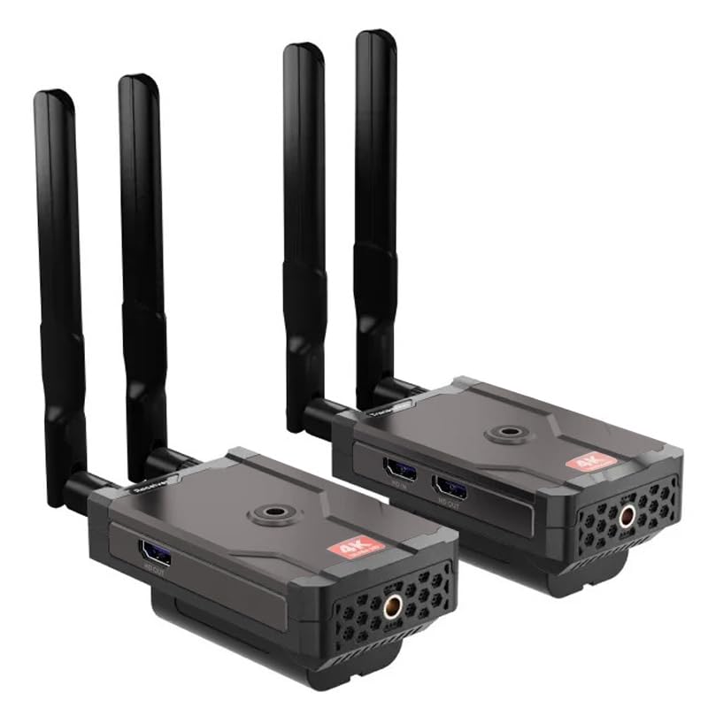 Coverzone 4K HDMI Kablosuz Uzatıcı – 150m Menzil, 5G Dual Band, Tak & Çalıştır, Konferans, Oyun ve Ev Sineması için Kablosuz HDMI Verici ve Alıcı Kit | TR98