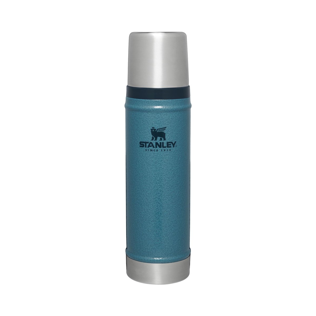 STANLEY Classic Legendary Vakumlu Termos 0.60 Litre - Mavi (Hammertone Lake) | Paslanmaz Çelik