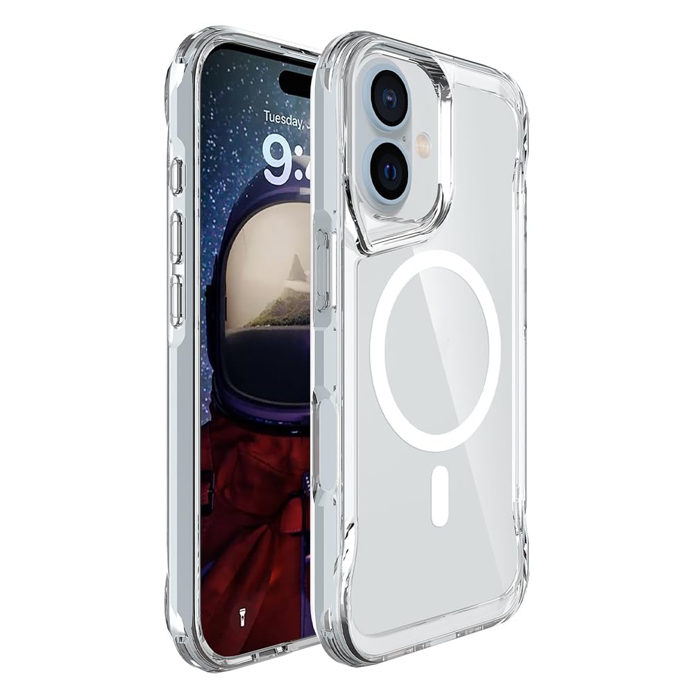 Senon Apple iPhone 17 İçin Kılıf Zore Magsafe İle Uyumlu Şarj Özellikli T-Max M-safe Kapak