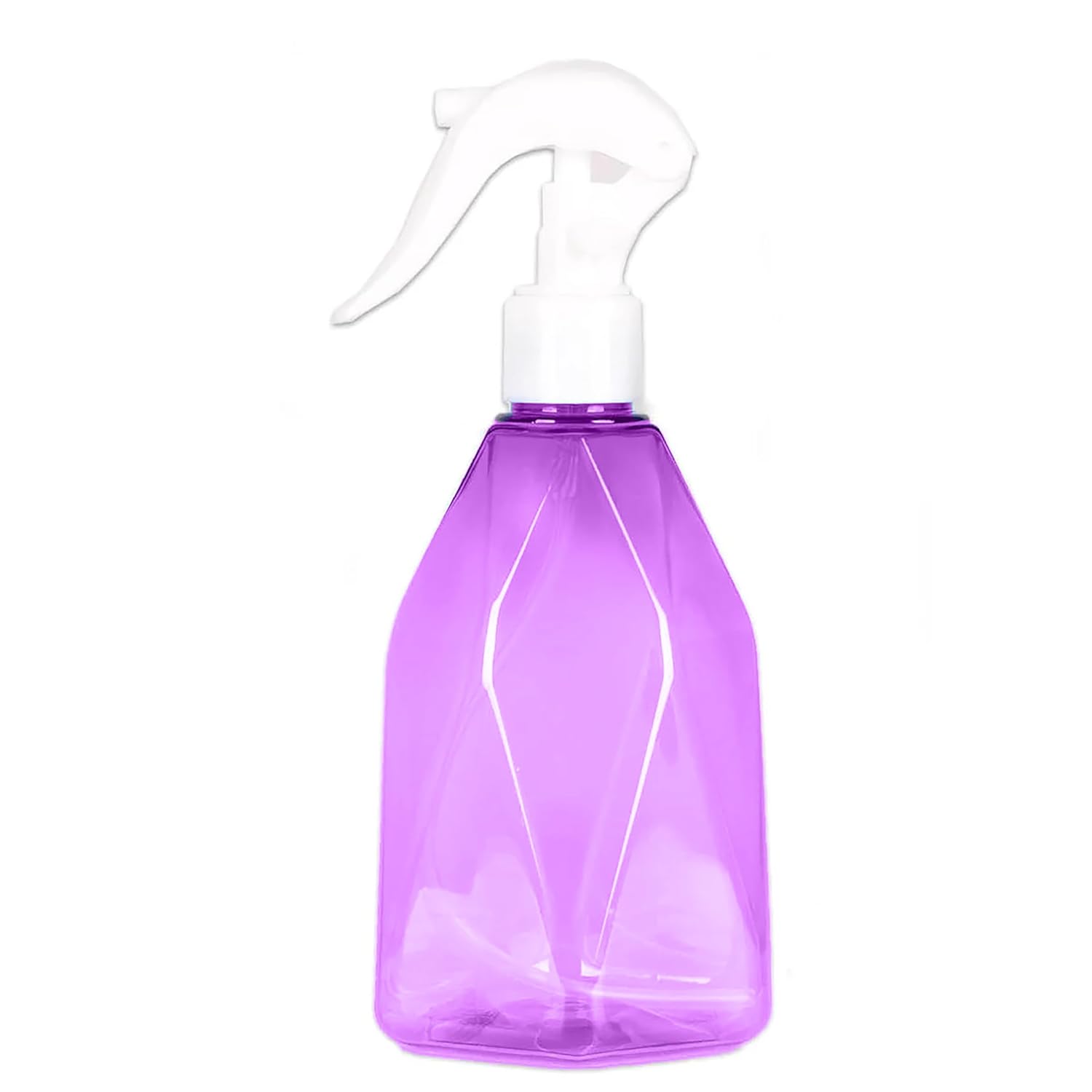 Promosyonca Prizma Desenli Sprey Şişe, Boş Plastik Şişe, Püskürtme Başlıklı (Mor)