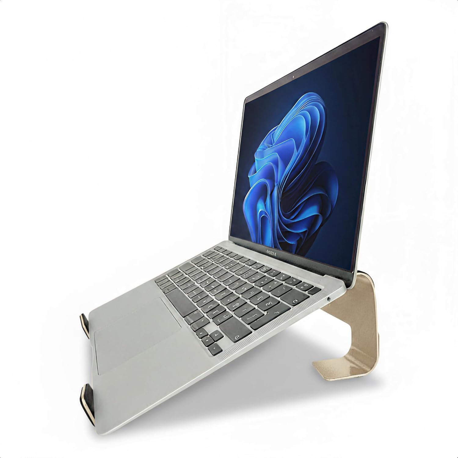Prexua Fixer Laptop Standı - Notebook Yükseltici Altlık - Metal (Gold)