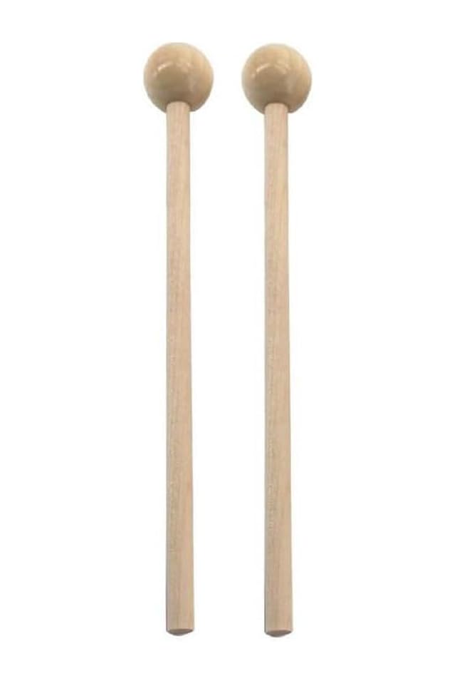 Odak Yayın Tokmaklı Ahşap Ritim Çubukları 1 Çift, 2 Adet 2cmx22,5 cm ritim çubuğu, Çocuk Etkinlik Perkusyon Müzik Aleti