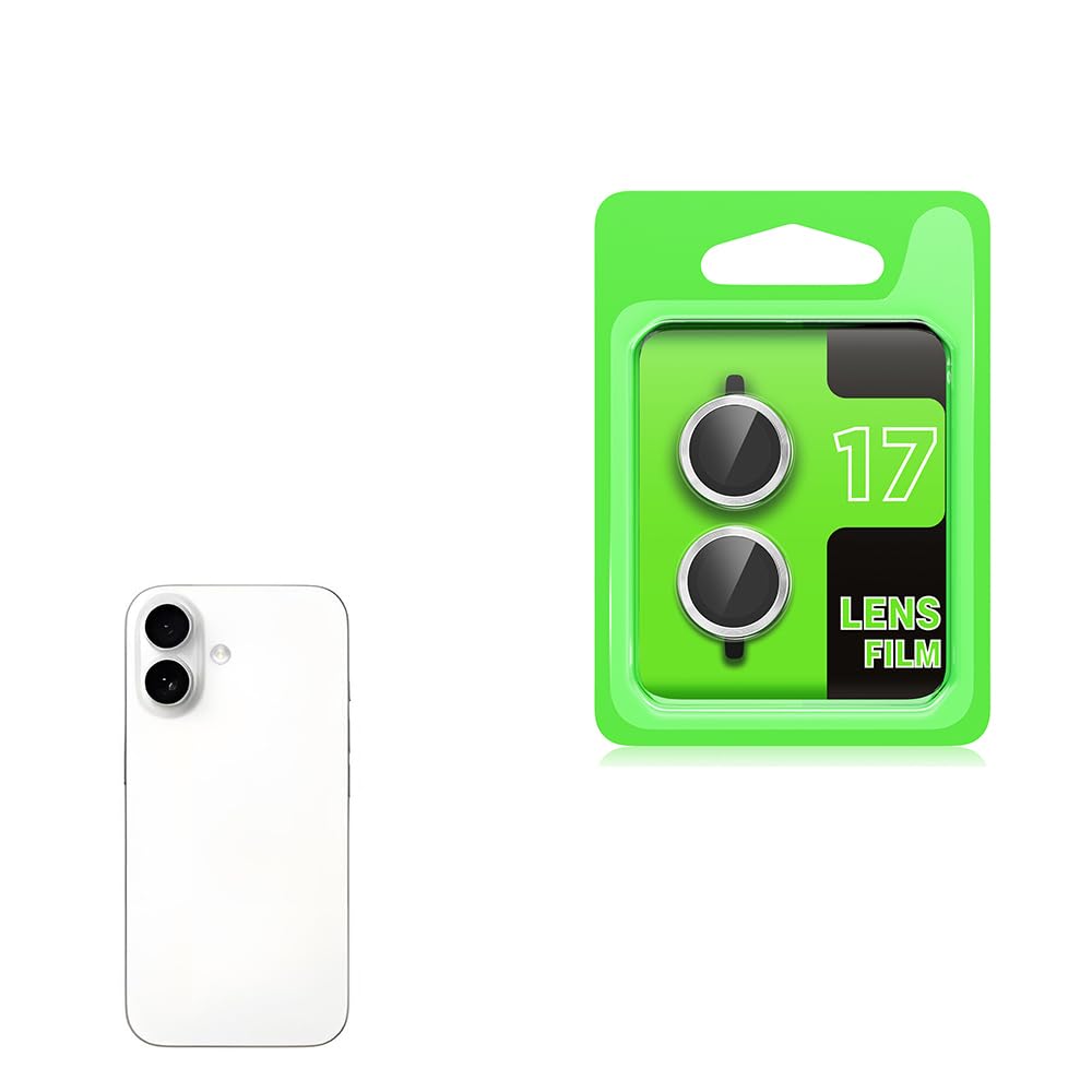 Senon Apple iPhone 17 İçin Zore CL-07 Kamera Lens Koruyucu (Gümüş)