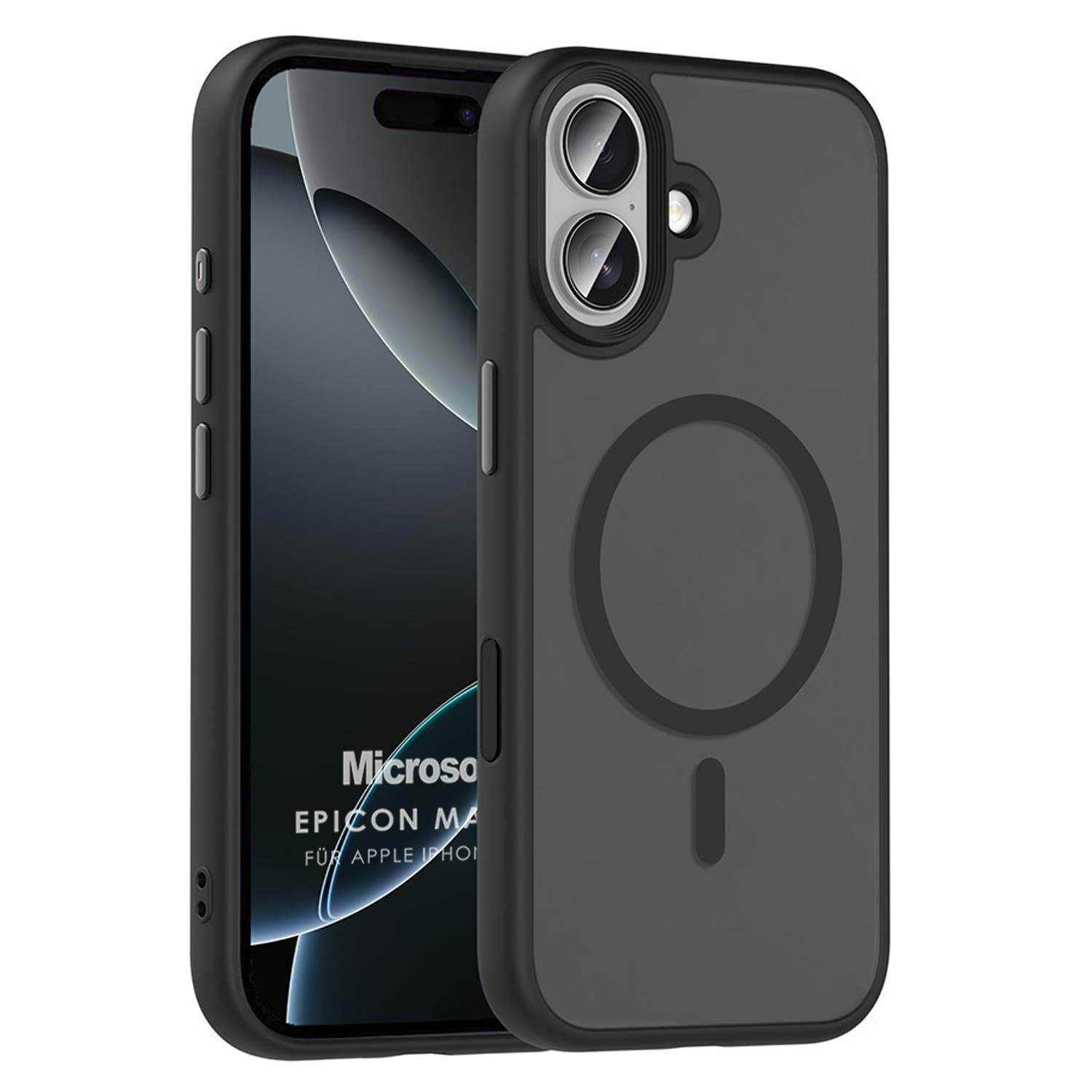 Microsonic Apple iPhone 17 için Kılıf Epicon MagSafe Siyah [iPhone 17 ile Uyumlu Kılıf - Siyah]