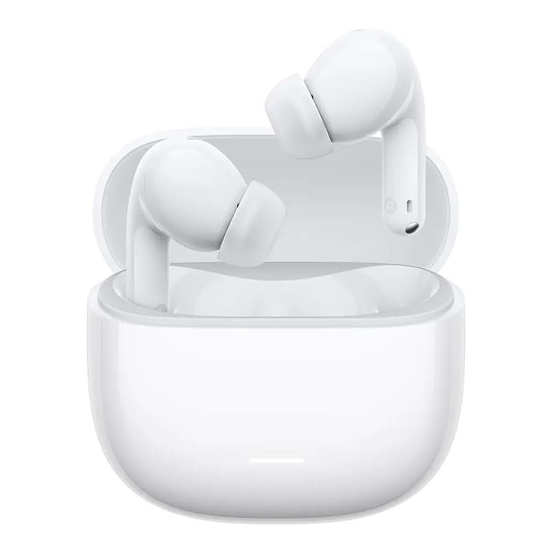 Xiaomi Redmi Buds 8 Lite White Kablosuz Bluetooth Kulaklık, 42dB Aktif Gürültü Engelleme, Yapay Zeka Gürültü Azaltma, 36 Saat Pil Ömrü, Beyaz