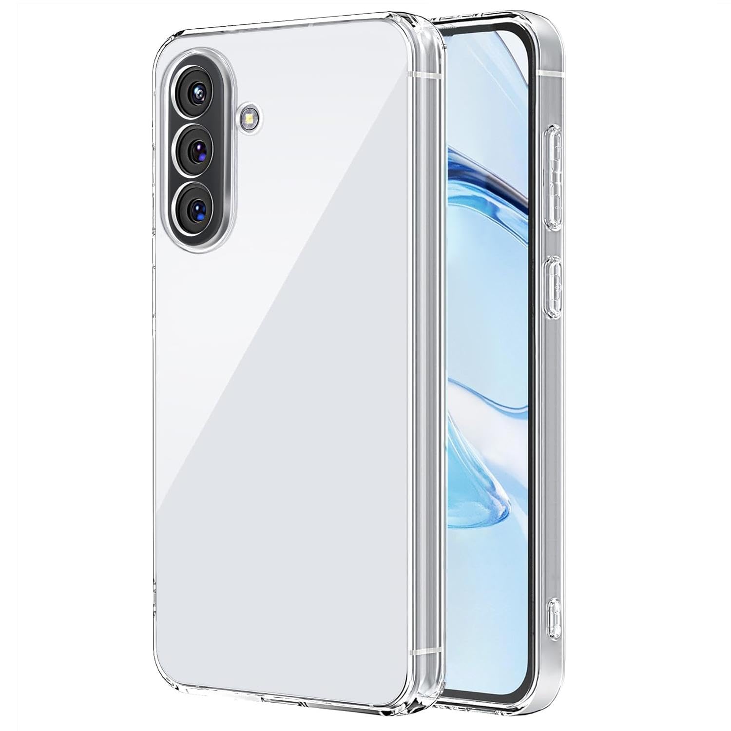 Microsonic Samsung Galaxy S25 FE için Kılıf Transparent Soft Şeffaf [Galaxy S25 FE ile Uyumlu Kılıf - Şeffaf]