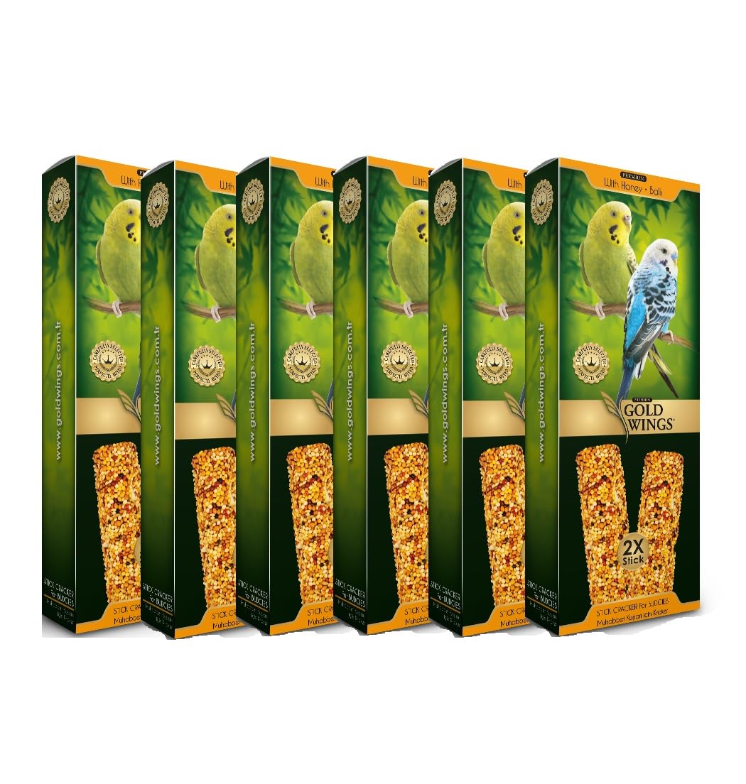 6 Adet Gold Wings Premium Muhabbet Krakeri Ballı 2'li