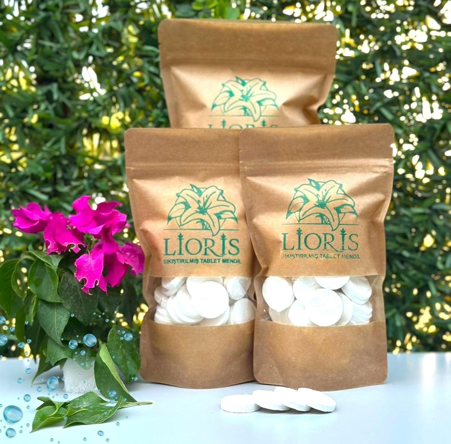 Sıkıştırılmış Tablet Mendil 310 adet