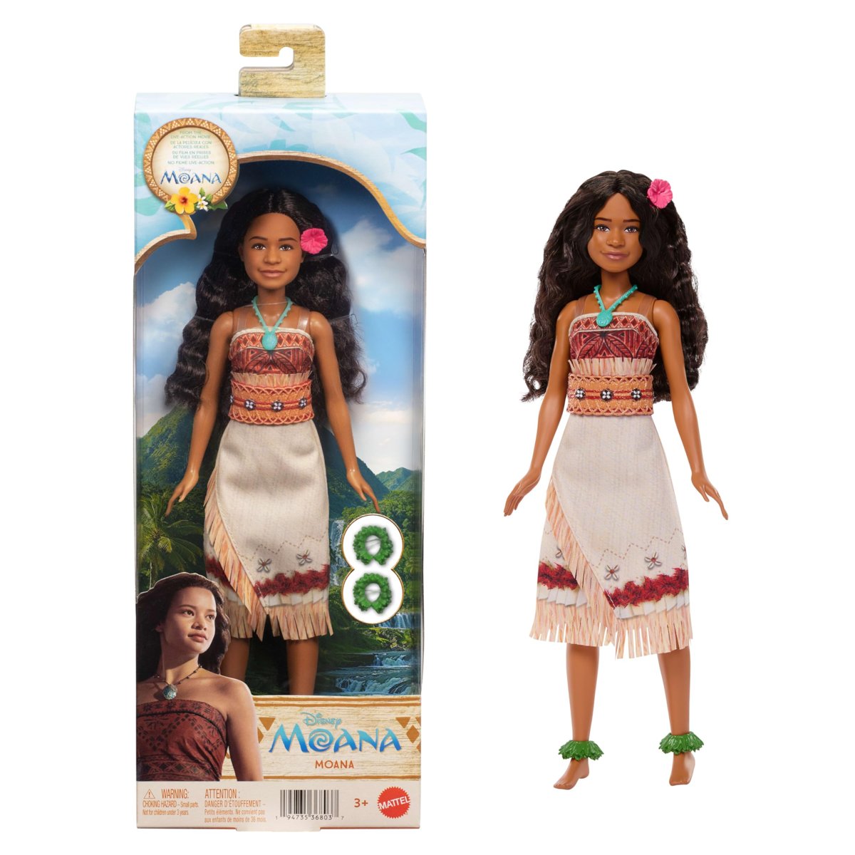 Mattel Disney Moana Live Action - Ana Karakter Bebek, JLP16