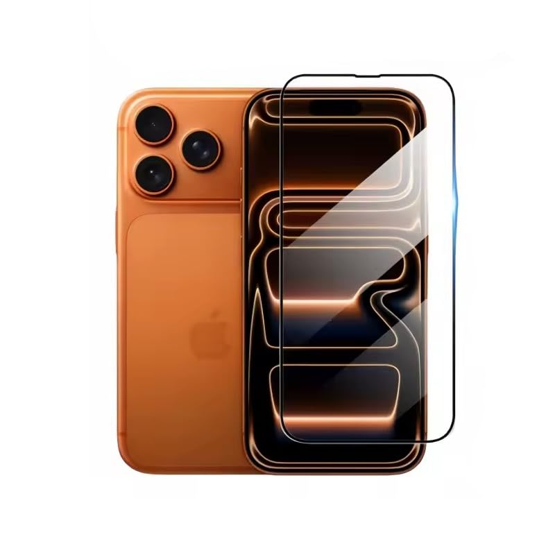 Apple iPhone 17 Pro İle Uyumlu Temperli Sert Cam Antistatic Cam Ekran Koruyucu