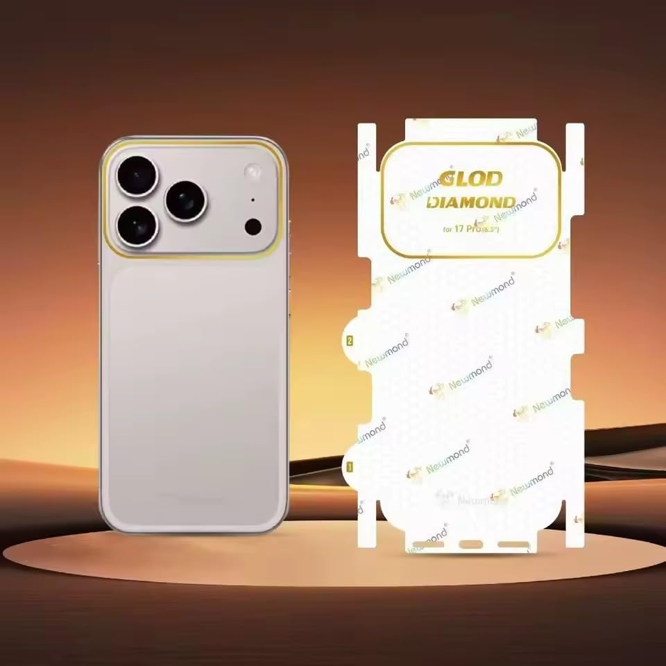 Apple iPhone 17 Pro Max için Arka Hidrojel FullBody Jelatin Film