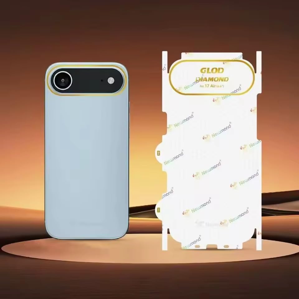 Apple iPhone Air için Arka Hidrojel FullBody Jelatin Film