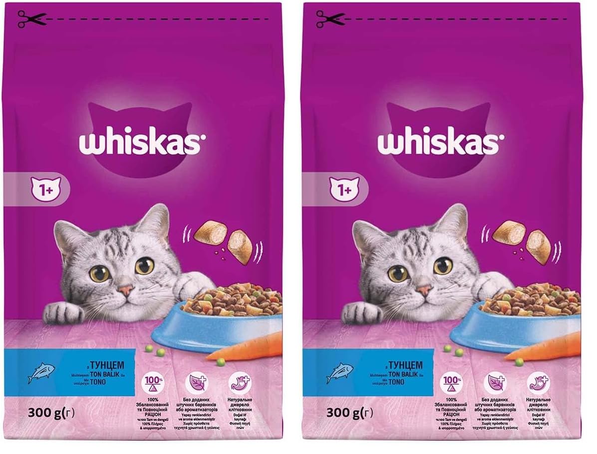 Whiskas Ton Balıklı Kuru Mama 300 G 2li paket