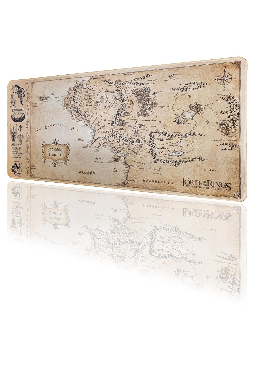 LOTR Yüzüklerin Efendisi Oyun Gaming Klavye Mouse Pad 80x40 cm