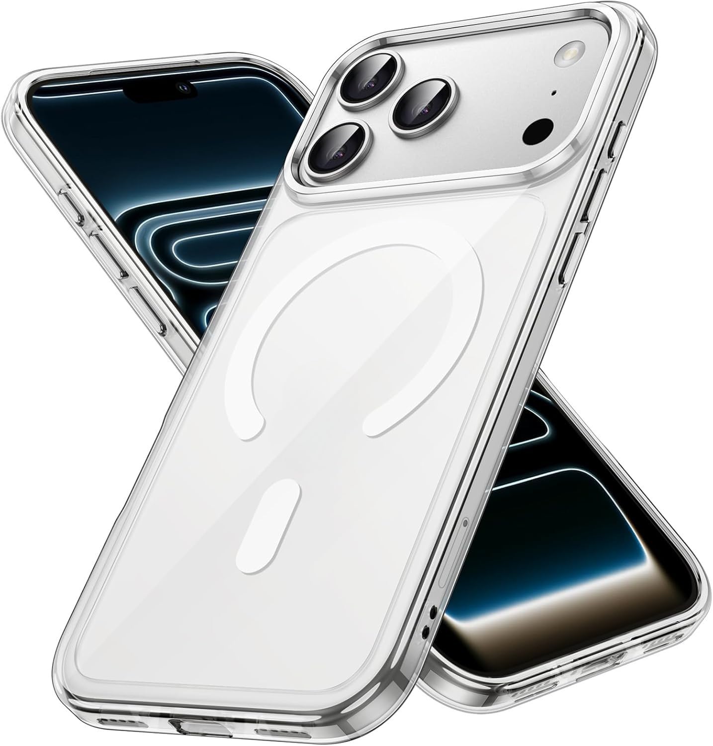 MADNOVA Apple iPhone 17 Pro Serisi için iPhone Şeffaf Kılıf Kamera Korumalı Magsafe ile Uyumlu Şeffaf Kılıf