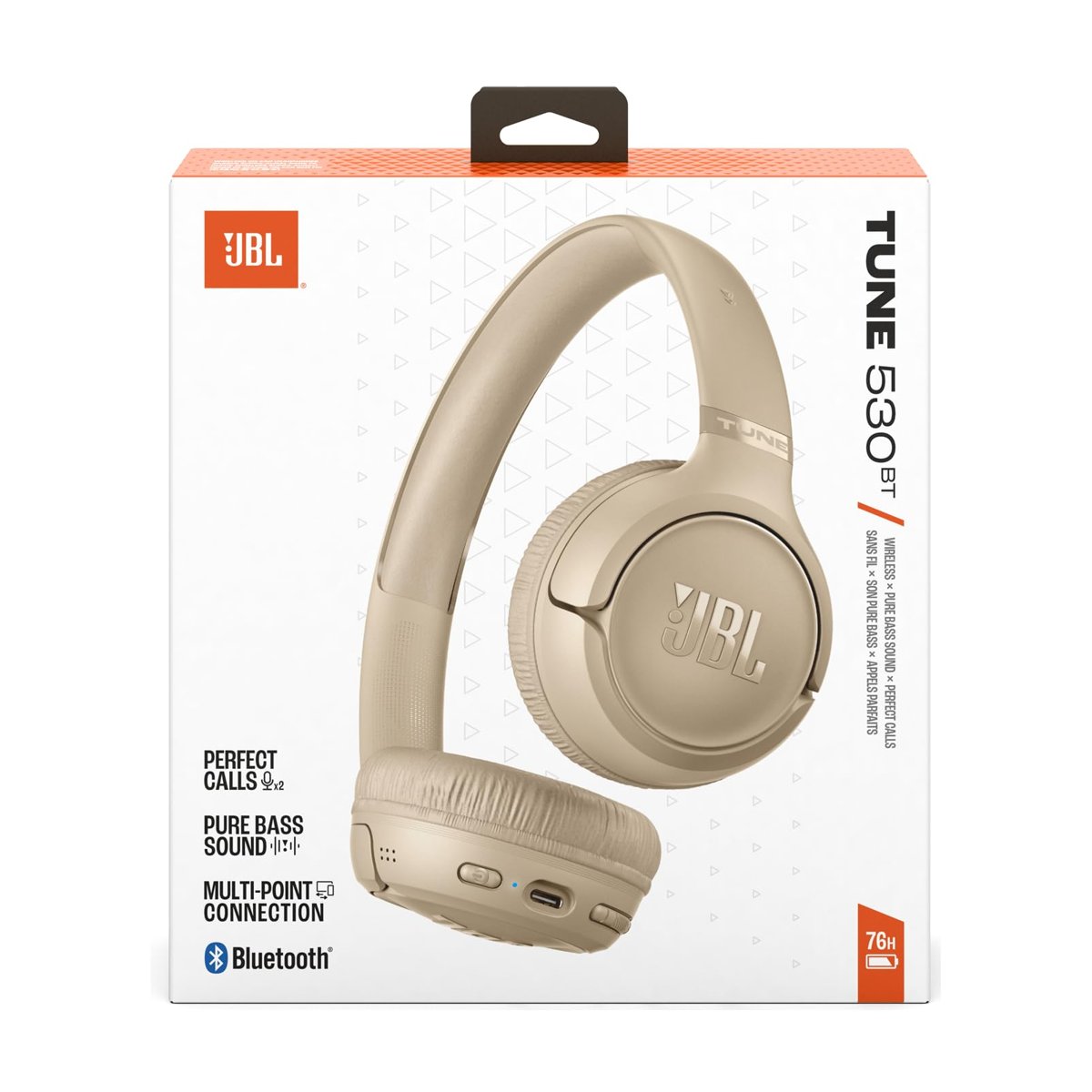 JBL Tune 530BT Multi Connect Wireless Kulaklık, Bej