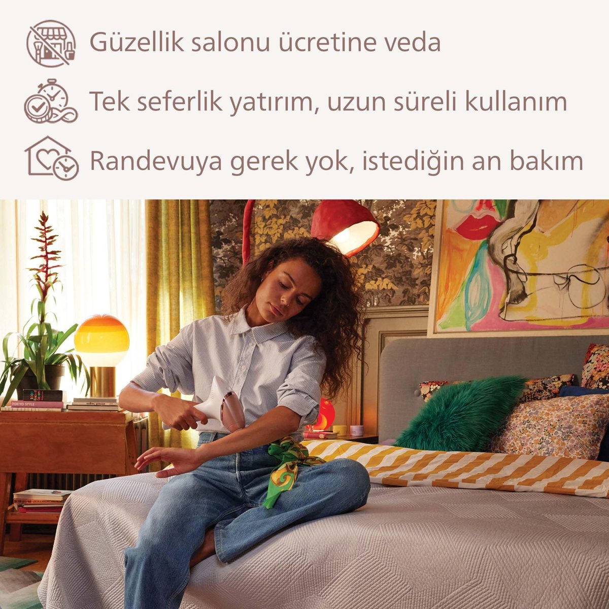 Philips Lumea 9900 Serisi BRI950/02 IPL Tüy Alma, SkinAI Uygulama, Vücut ve Yüz için 2 Başlık, Çanta