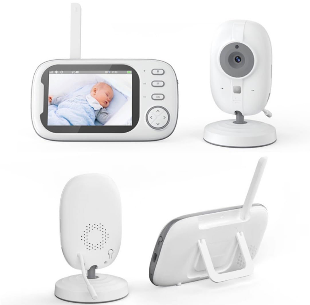 Vetech Bebek Monitörü, LCD Ekranlı Dijital Kamera, Gece Görüşlü Güvenlik Kamerası, Bebek Odası İzleme Sistemi