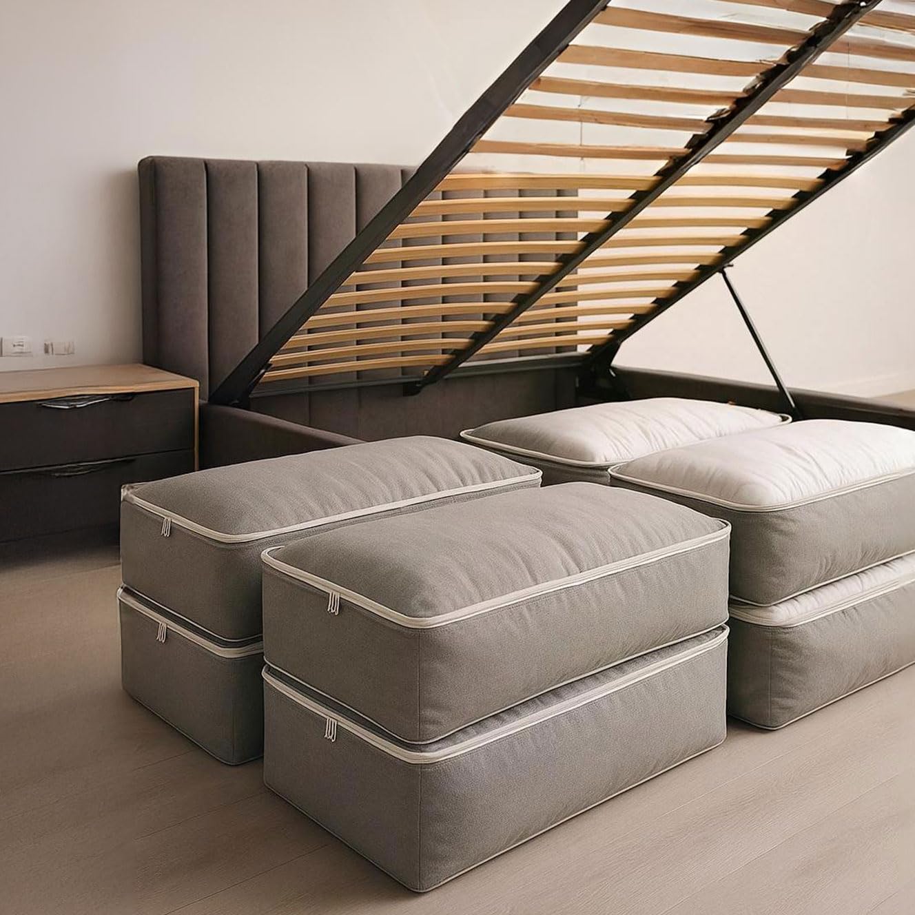 Pencereli Halı Hurcu 6m² Organizer Düzenleyici Kilim, Paspas Hurç (6 m² Hurç)