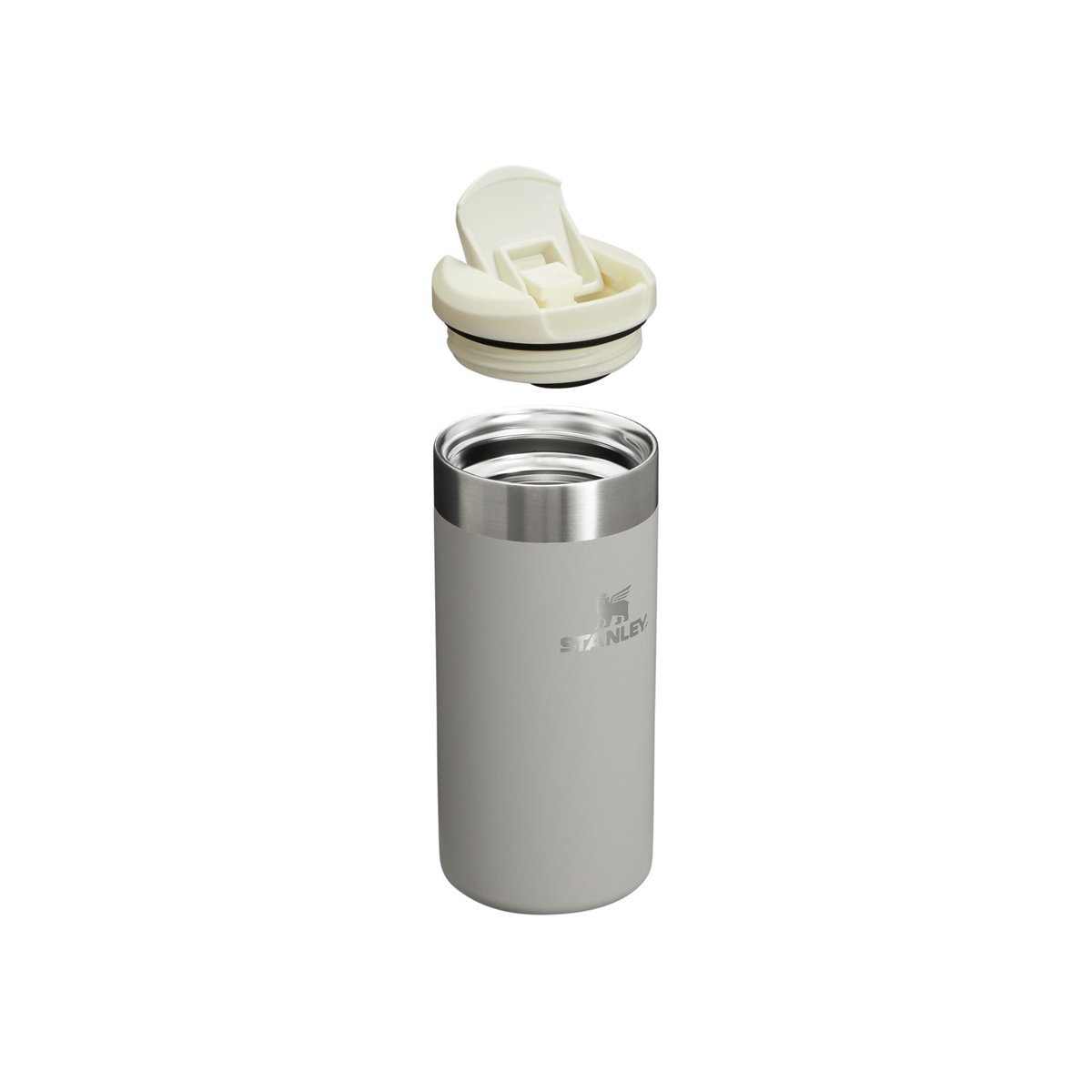 STANLEY The Aerolight Transit Mug Termos 0.35 Litre - Kömür Gri (Charcoal) | Paslanmaz Çelik