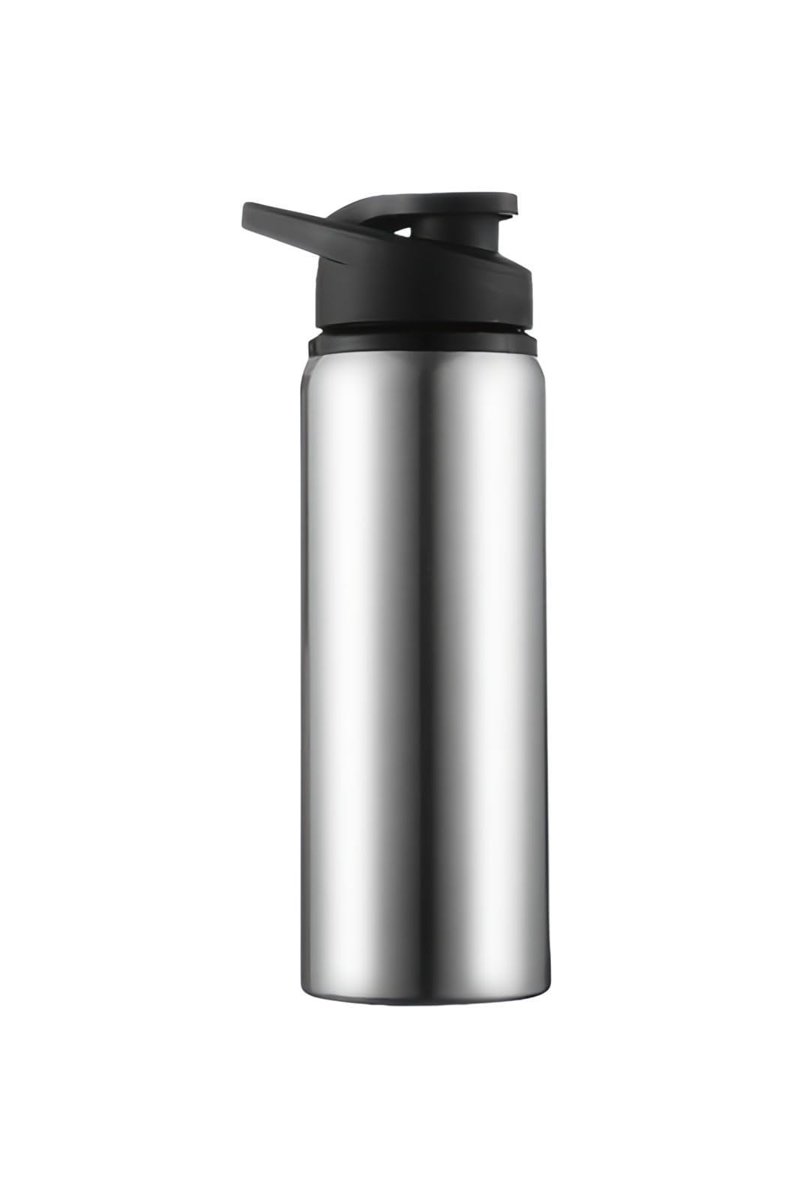 304 Çelik Siyah Kapak 700 ml Sporcu Matara Suluk (SICAK-SOĞUK TUTMAZ) cin427
