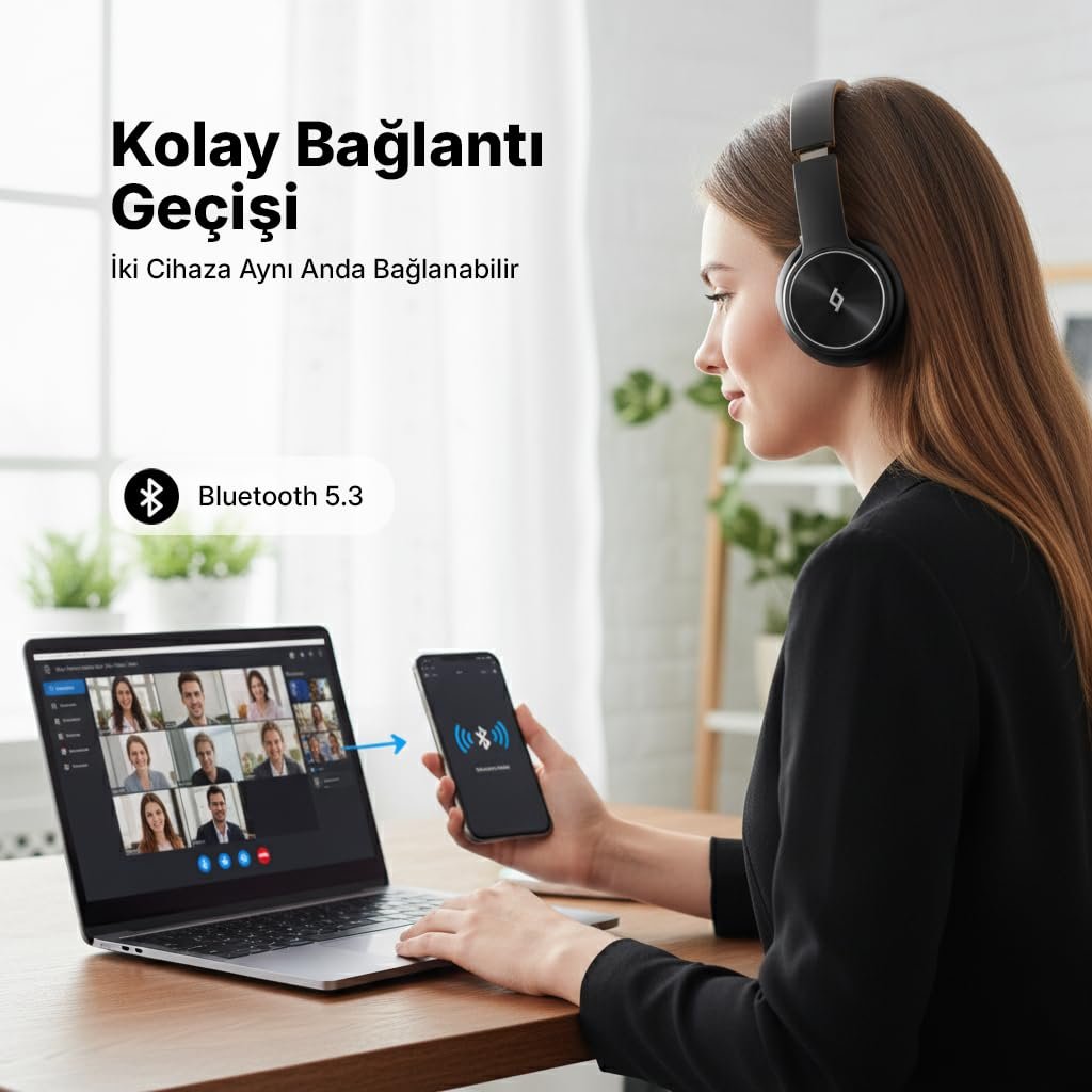 ttec SoundLife Neo Kulaküstü Kablosuz Bluetooth Kulaklık