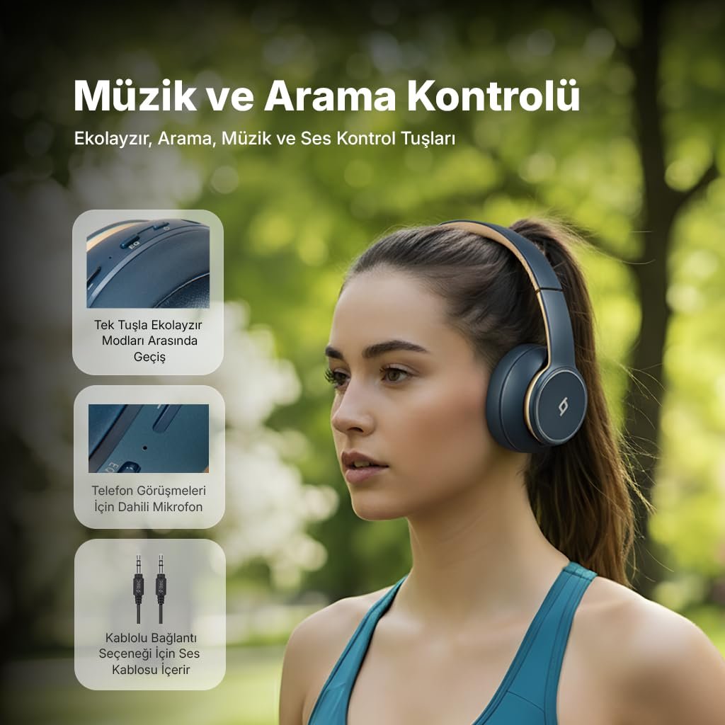 ttec SoundLife Neo Kulaküstü Kablosuz Bluetooth Kulaklık