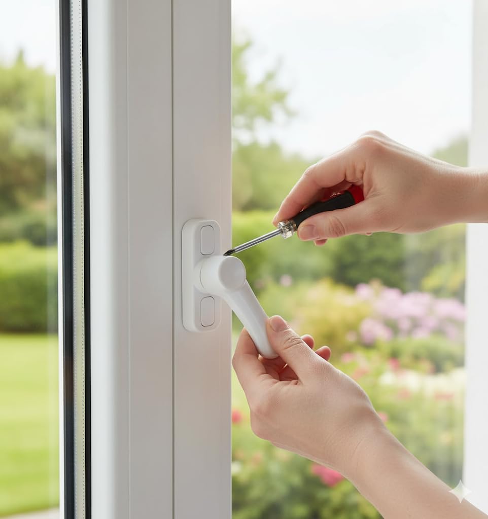 Orret Home 6 Adet Kapı ve Pencere Emniyet Kilidi – 360° Dönebilir PVC Güvenlik Mandalı, Hırsızlık Engelleyici ve Çocuk Güvenliği Kilidi, Çekmeli Pratik Kilit Seti