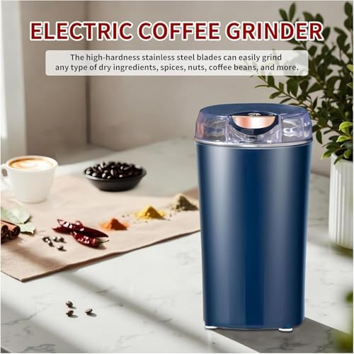 Orret Home Elektrikli Kahve ve Baharat Değirmeni – 28000 RPM Güçlü Motor, Paslanmaz Çelik Yapı, Geniş Hazne, Yedek Bıçak Hediyeli, Mama ve Lapa Yapımı İçin Çok Amaçlı Otomatik Öğütücü