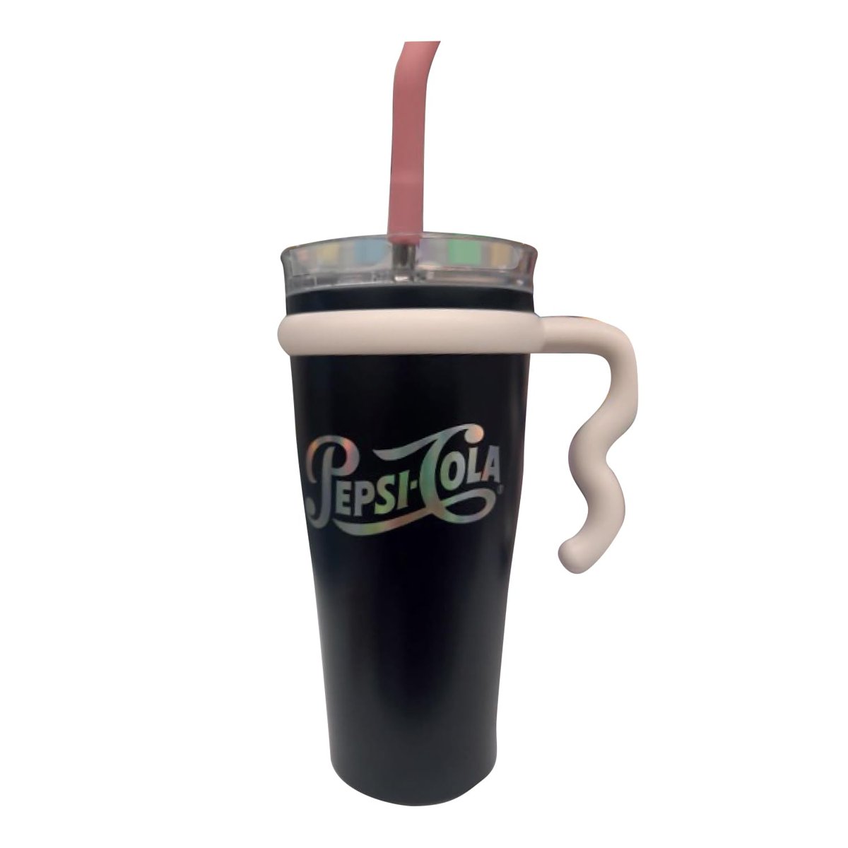 Trendix Çelik İçli Termos Bardak 1000 Ml Siyah Pepsi Kola