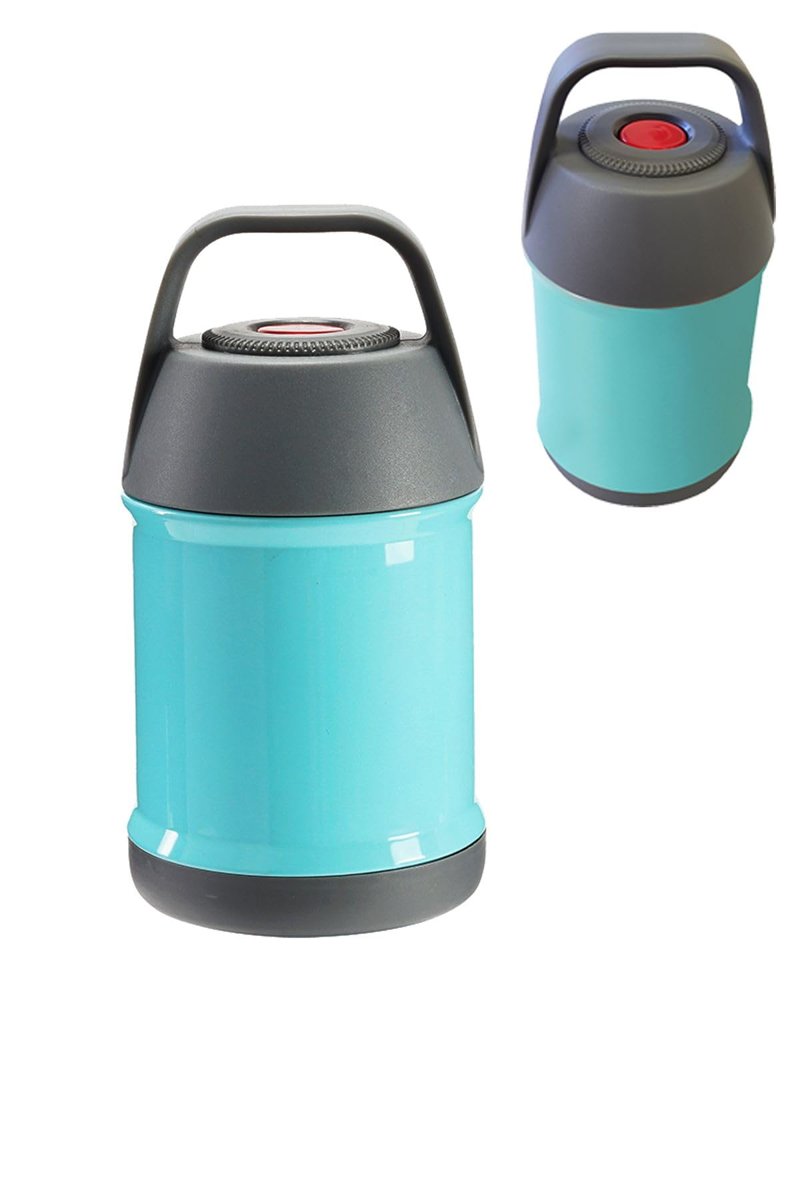 Mavi 304 Çelik 450 ml Vakumlu Bebek Mama Saklama Termosu Mug cin297mv