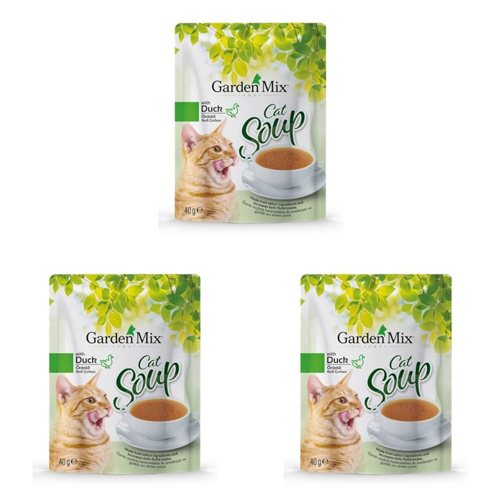 Garden Mix Ördekli Kedi Çorbasi 40Gr (3 paketi)