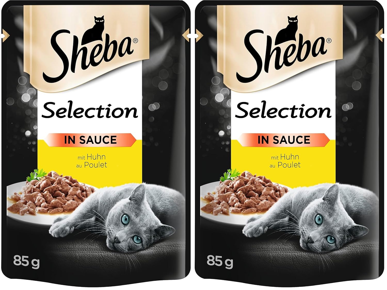 Sheba Yetişkin Tavuklu Yaş Mama 85 Gram (2 paketi)