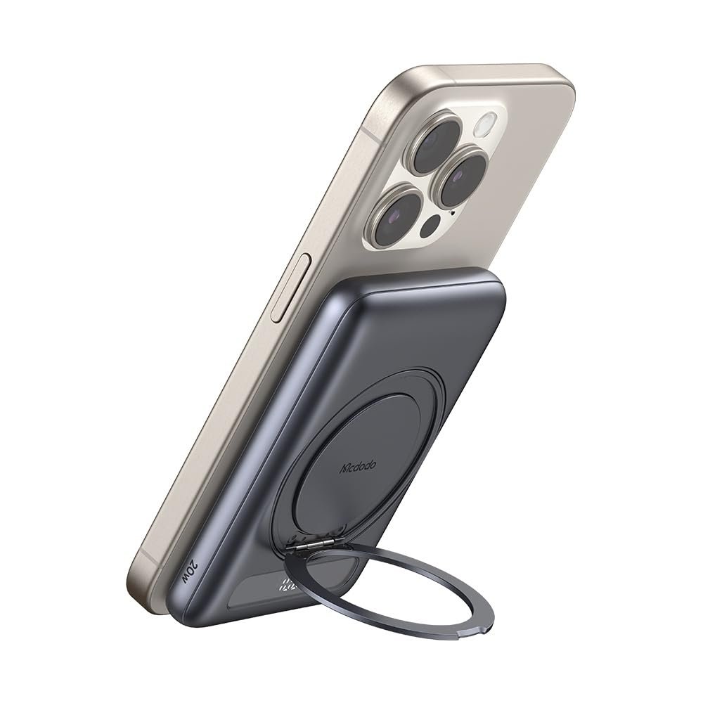 Mcdodo MC-8361 5000mAh 20W 360° Halka Standlı Metal Manyetik PowerBank