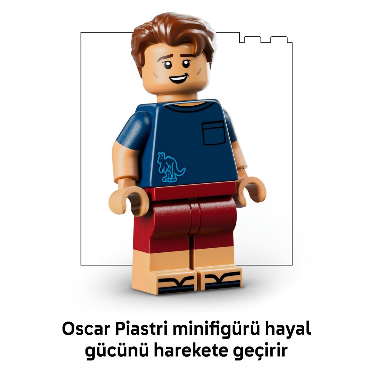 LEGO Editions McLaren Mastercard F1 Team Oscar Piastri Kaskı 43017