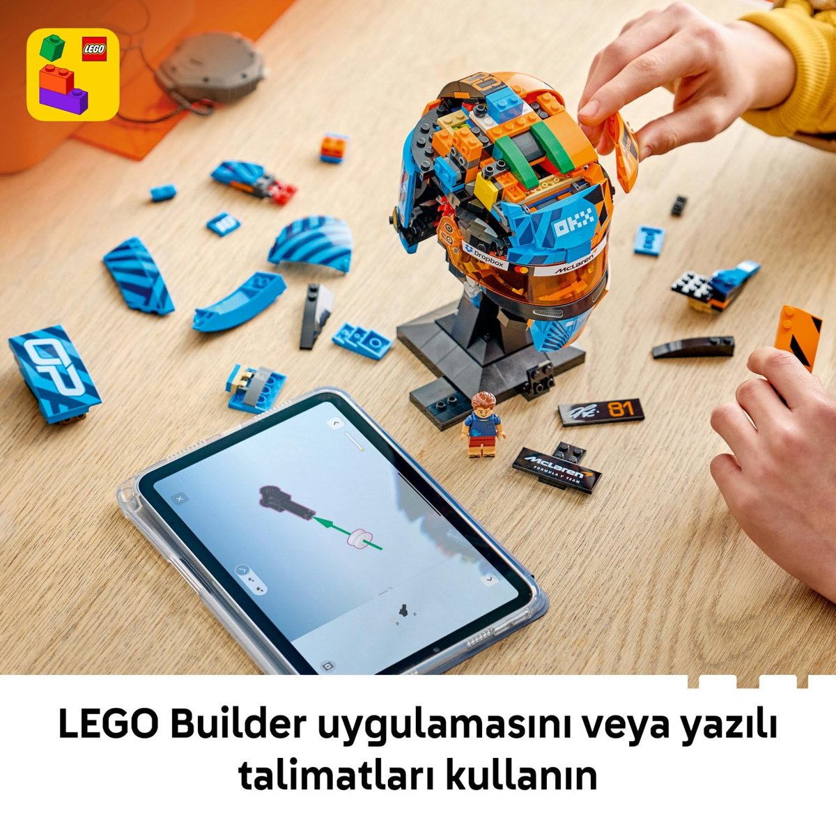 LEGO Editions McLaren Mastercard F1 Team Oscar Piastri Kaskı 43017