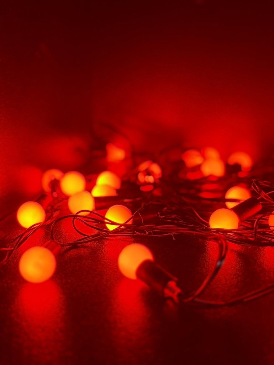 28 Li 4,5 Metre Led Kırmızı Dekorasyon Süsleme Dekor Lambası Organizasyon (Kırmızı, 4,5 Metre)