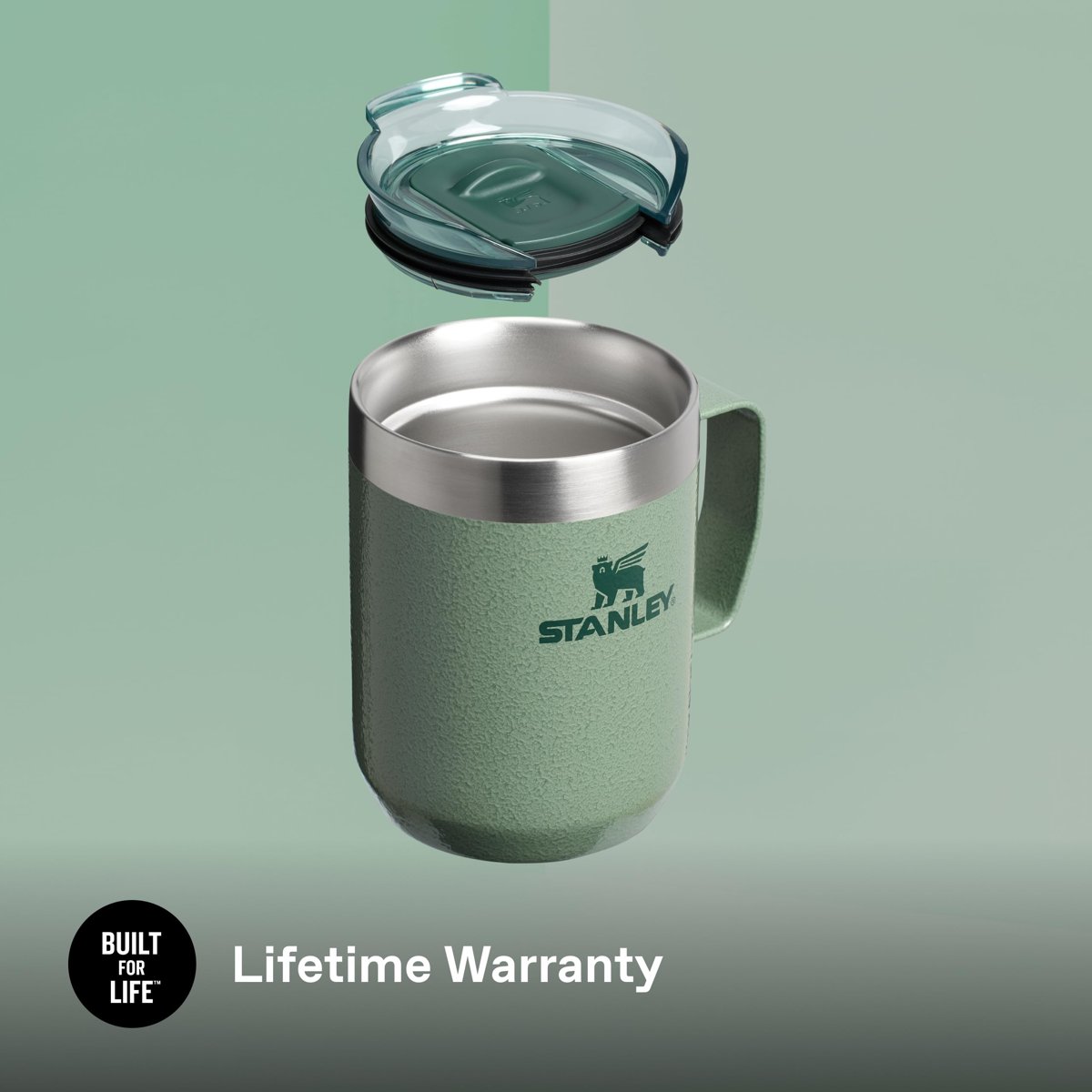 STANLEY Classic Legendary Termos Bardak 0.23 Litre - Yeşil (Hammertone Green) | Paslanmaz Çelik