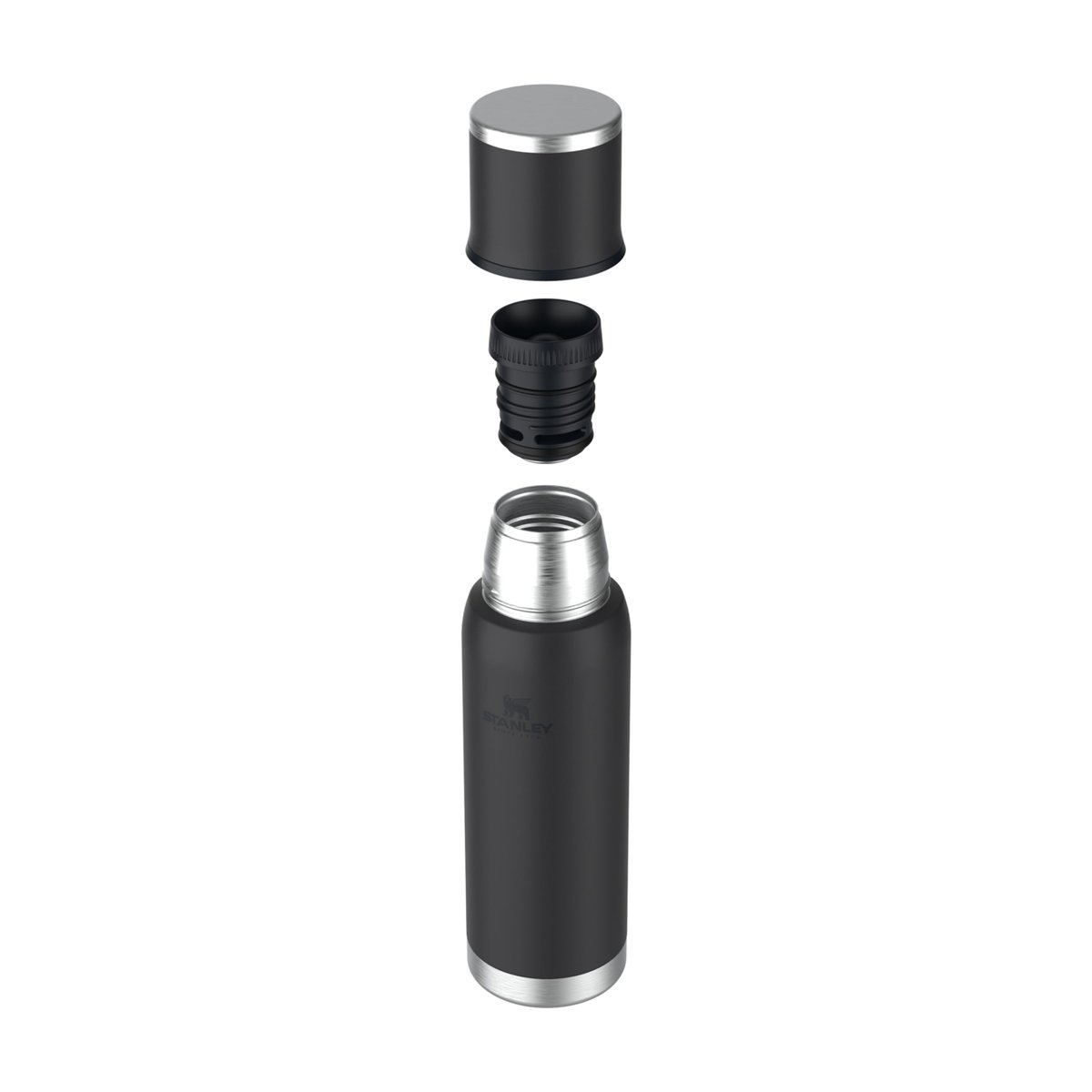 STANLEY Adventure To-Go Termos 1 Litre - Siyah 2.0 | Paslanmaz Çelik