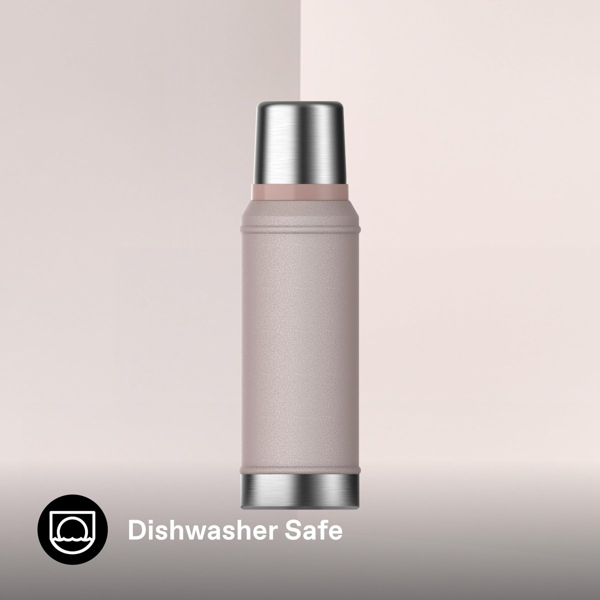 STANLEY Classic Legendary Vakumlu Termos 0.94 Litre - Hammertone Rose Quartz | Paslanmaz Çelik
